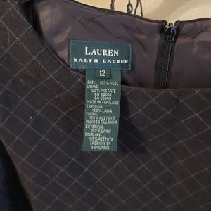 Lauren by Ralph Lauren 100% Wool Sheath Dress
